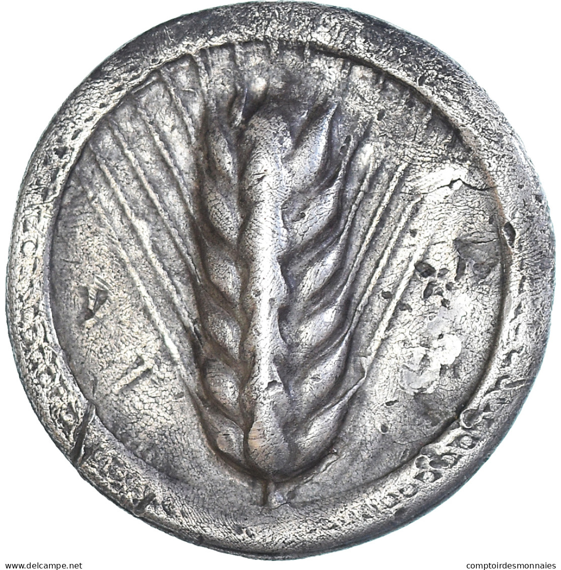 Monnaie, Lucanie, Statère, Ca. 540-520 BC, Metapontion, TTB+, Argent, HN - Grecques