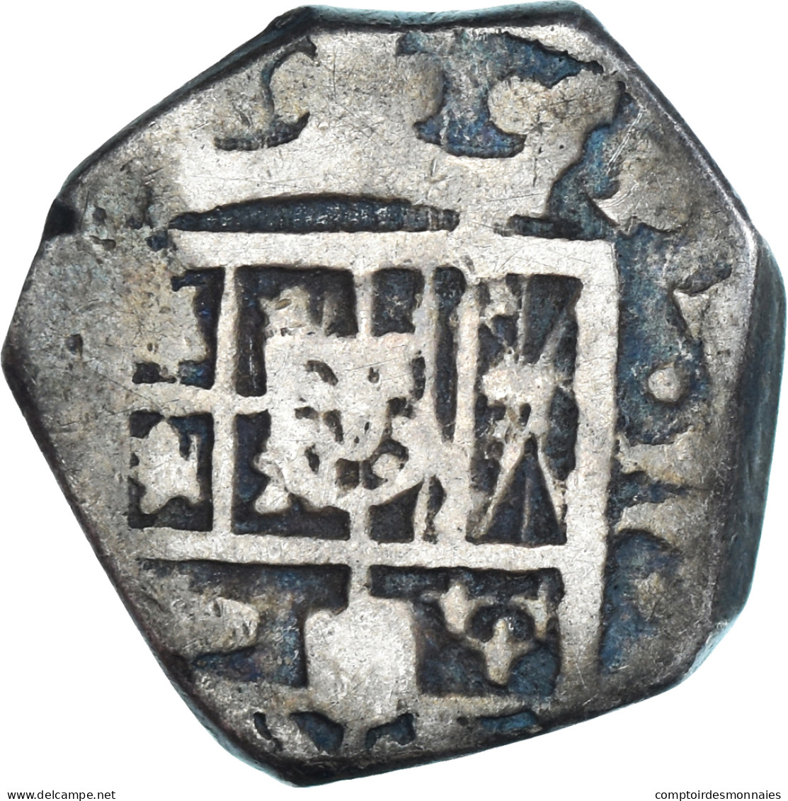 Monnaie, Espagne, Philippe IV, 2 Reales, 1621-1665, TB, Argent - Premières Frappes