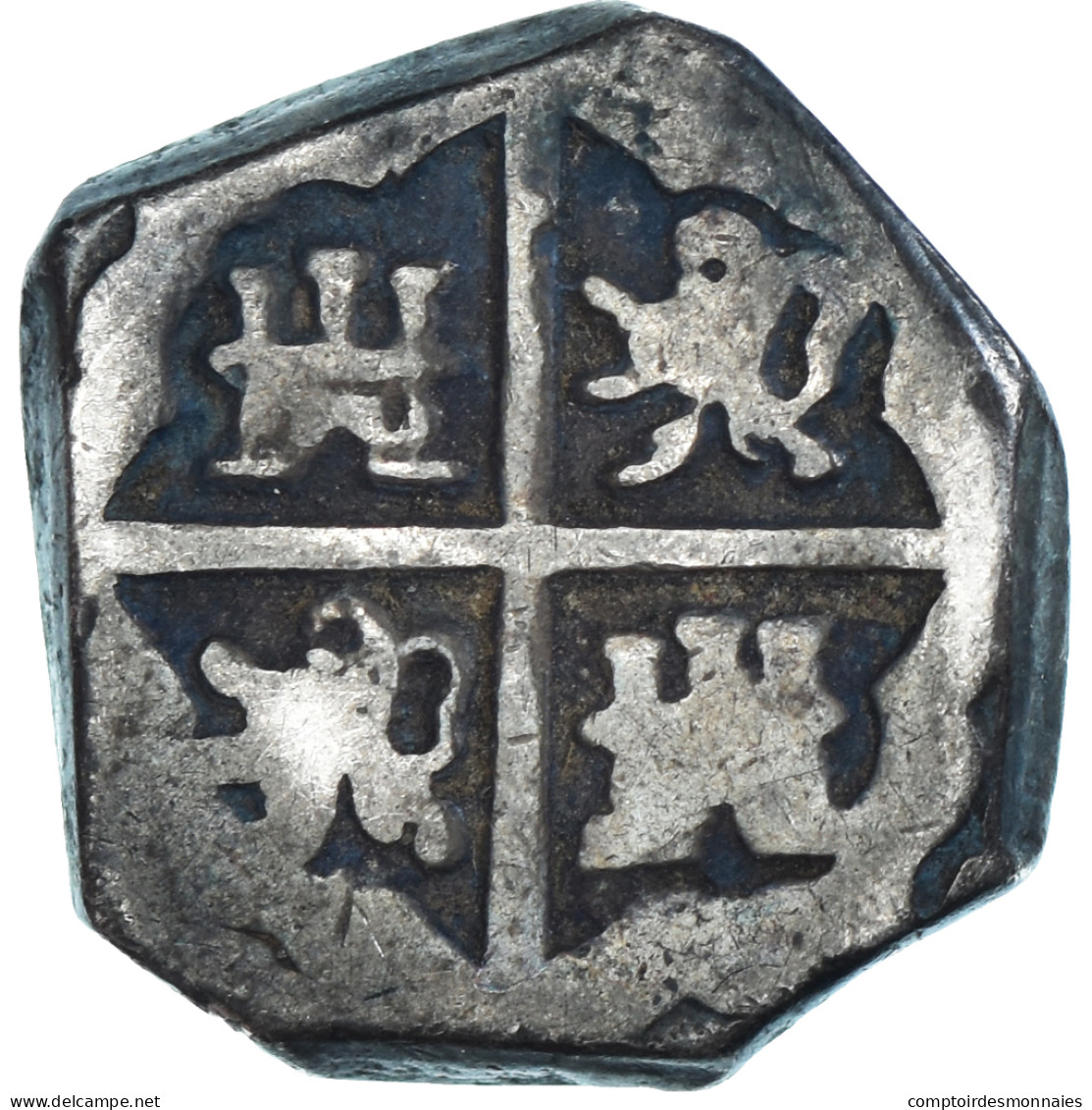 Monnaie, Espagne, Philippe IV, 2 Reales, 1621-1665, TB, Argent - Premières Frappes
