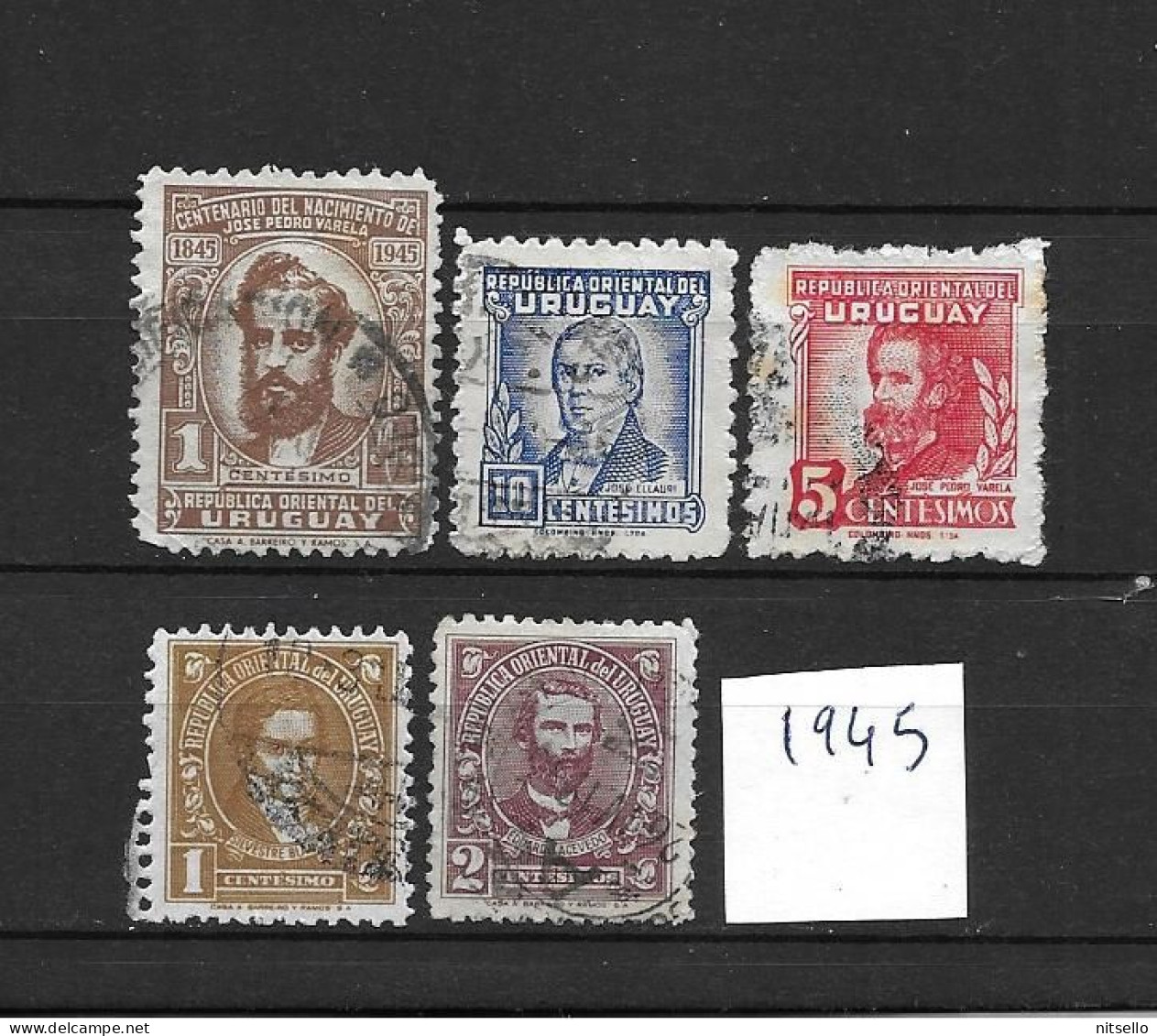 LOTE 1877   ///   URUGUAY  SELLOS DE 1945  A BAJO PRECIO  ¡¡¡ LIQUIDATION - JE LIQUIDE - ANGEBOT !!! - Uruguay