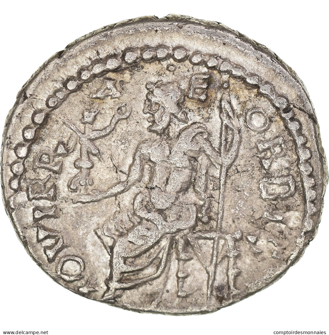 Monnaie, Pescennius Niger, Denier, 193-194, Antioche, Très Rare, TTB, Argent - La Dinastía De Los Severos (193 / 235)