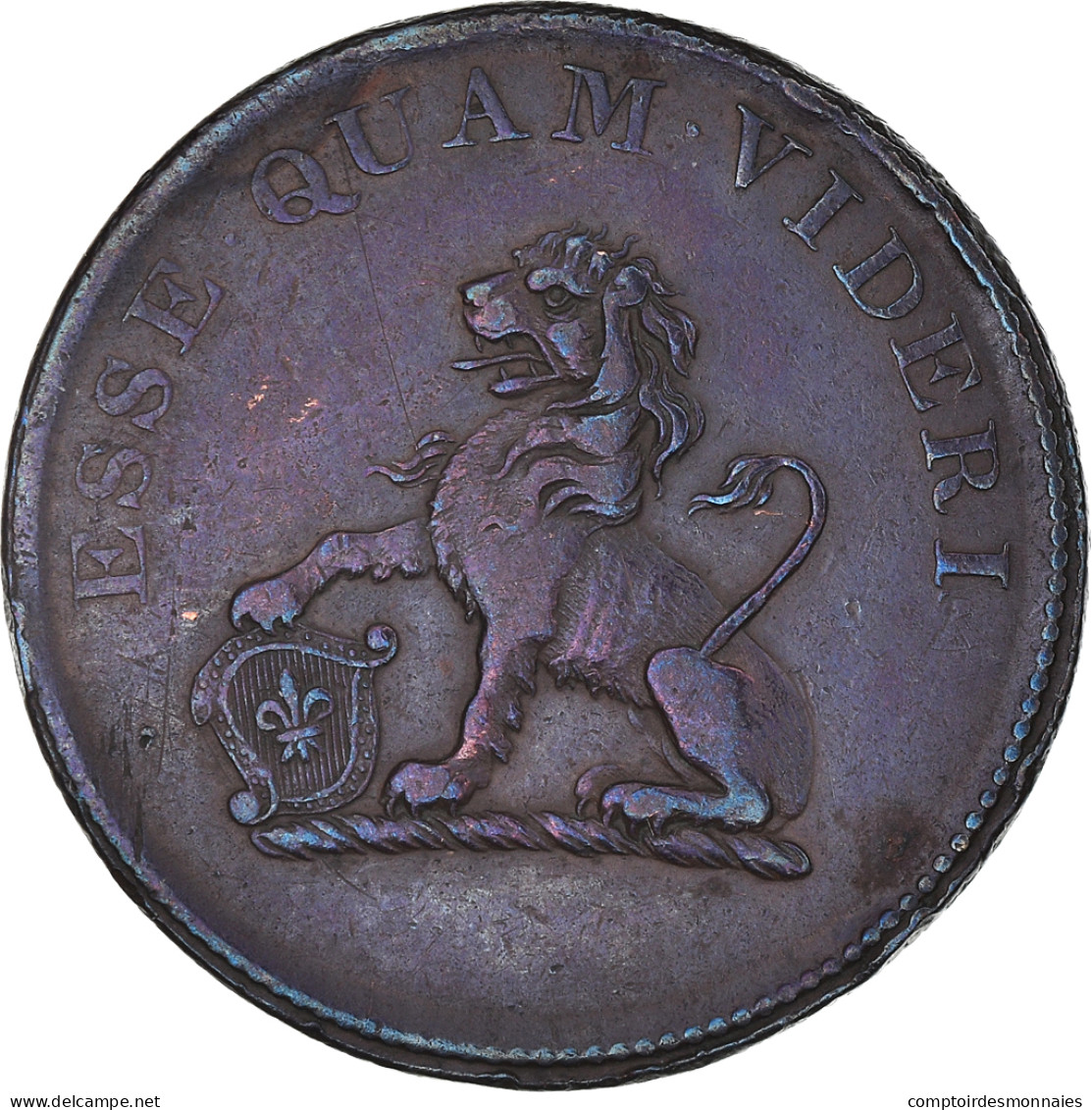 Monnaie, Grande-Bretagne, Hull Lead Works, Halfpenny Token, 1812, Hull, TTB - Andere & Zonder Classificatie