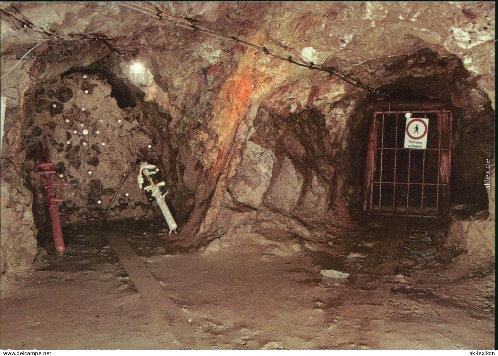 Waschleithe Grünhain Beierfeld Lehr- Und Schaubergwerg   Streckenkreuz 1986 - Gruenhain