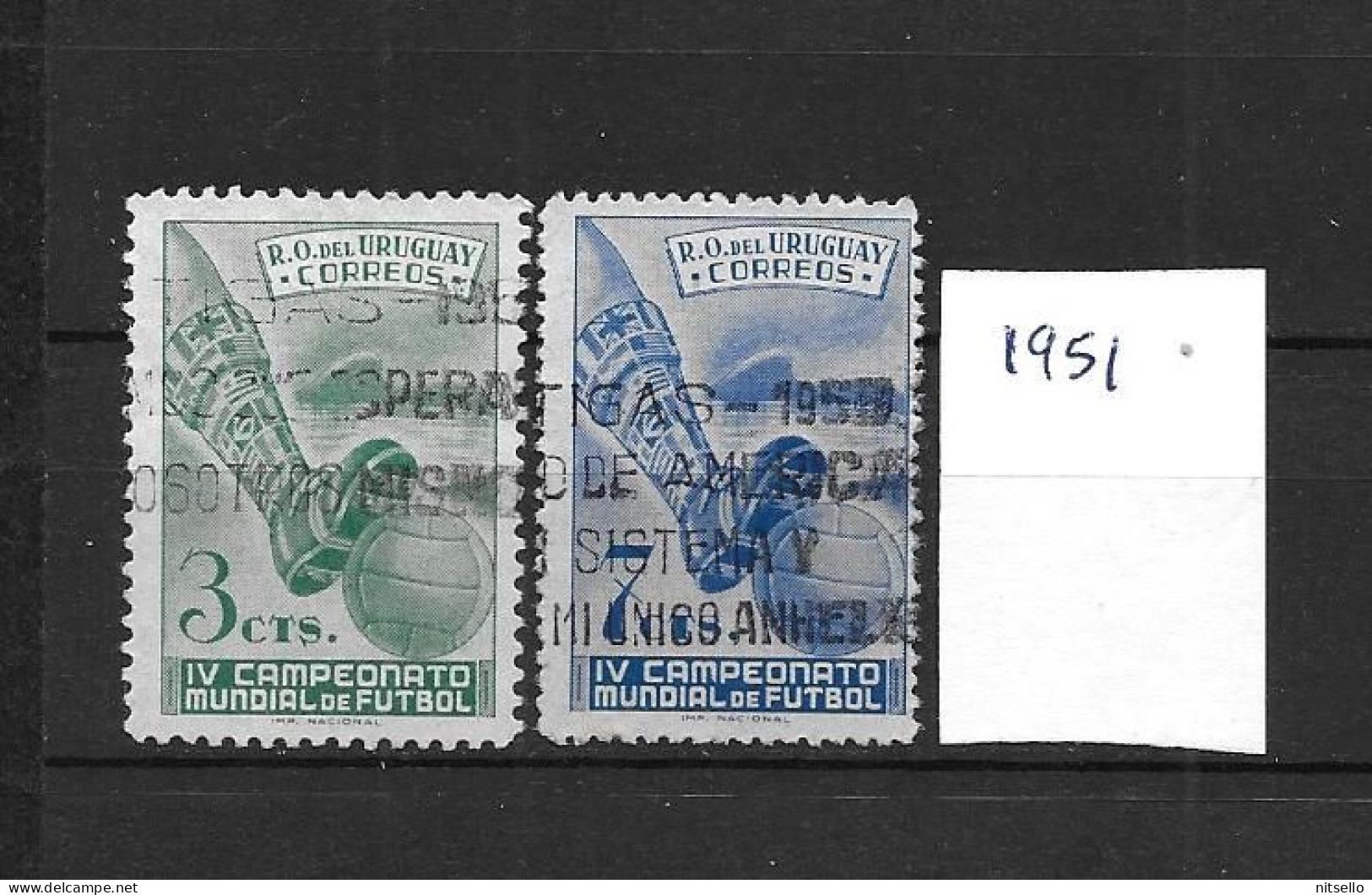 LOTE 1877   ///   URUGUAY  SELLOS DE 1951  A BAJO PRECIO  ¡¡¡ LIQUIDATION - JE LIQUIDE - ANGEBOT !!! - Uruguay