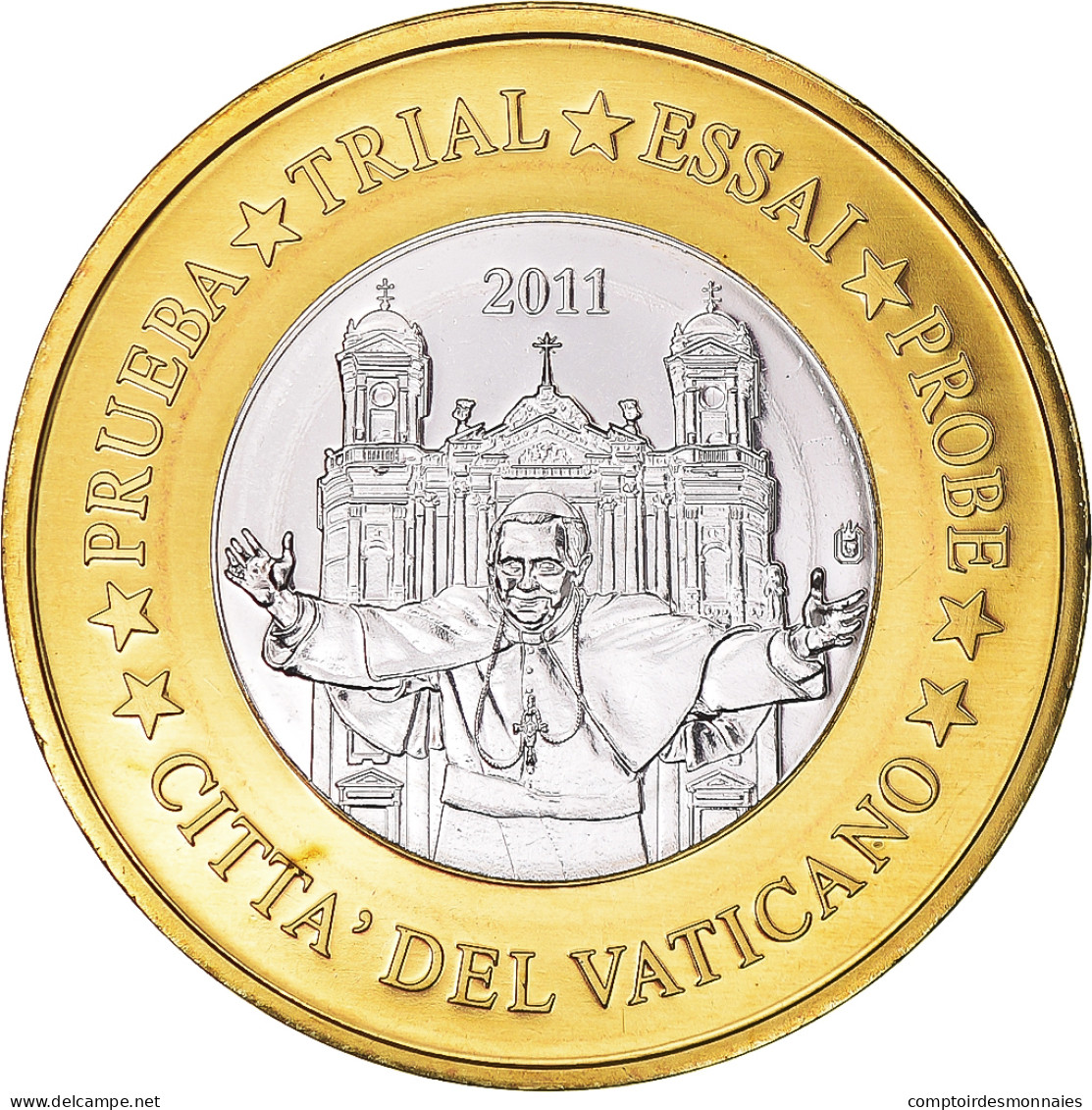 Cité Du Vatican, Euro, 2011, Fantasy Coinage, SPL, Bimétallique - Vaticaanstad