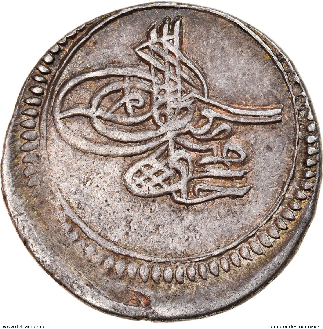 Monnaie, Turquie, Mahmud I, Onluk, AH 1143 (1730), Tiflis, TTB, Argent, KM:203 - Turkey