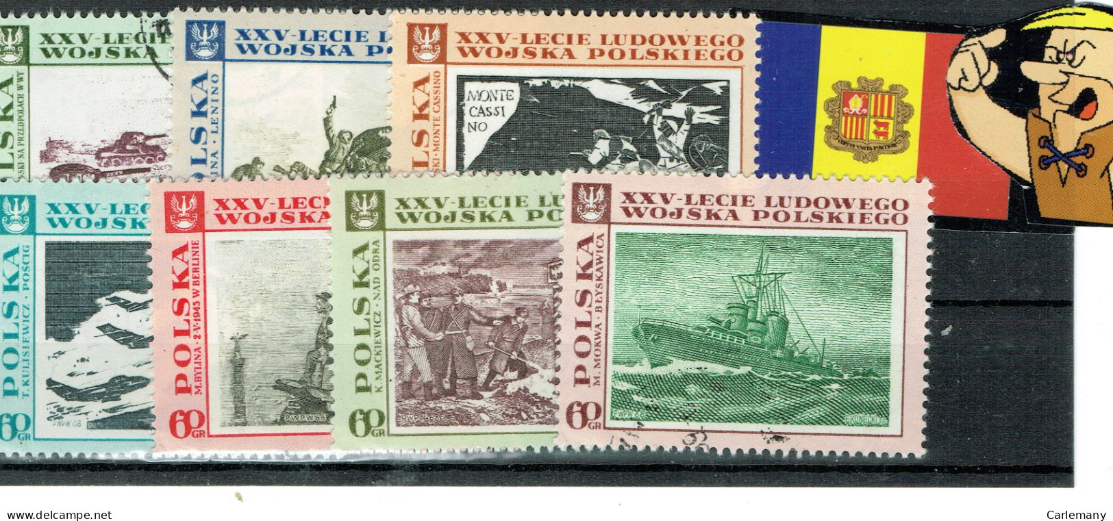 POLSKA POLONIA SERIE MILITAR 7V. NEUIFS - Collections