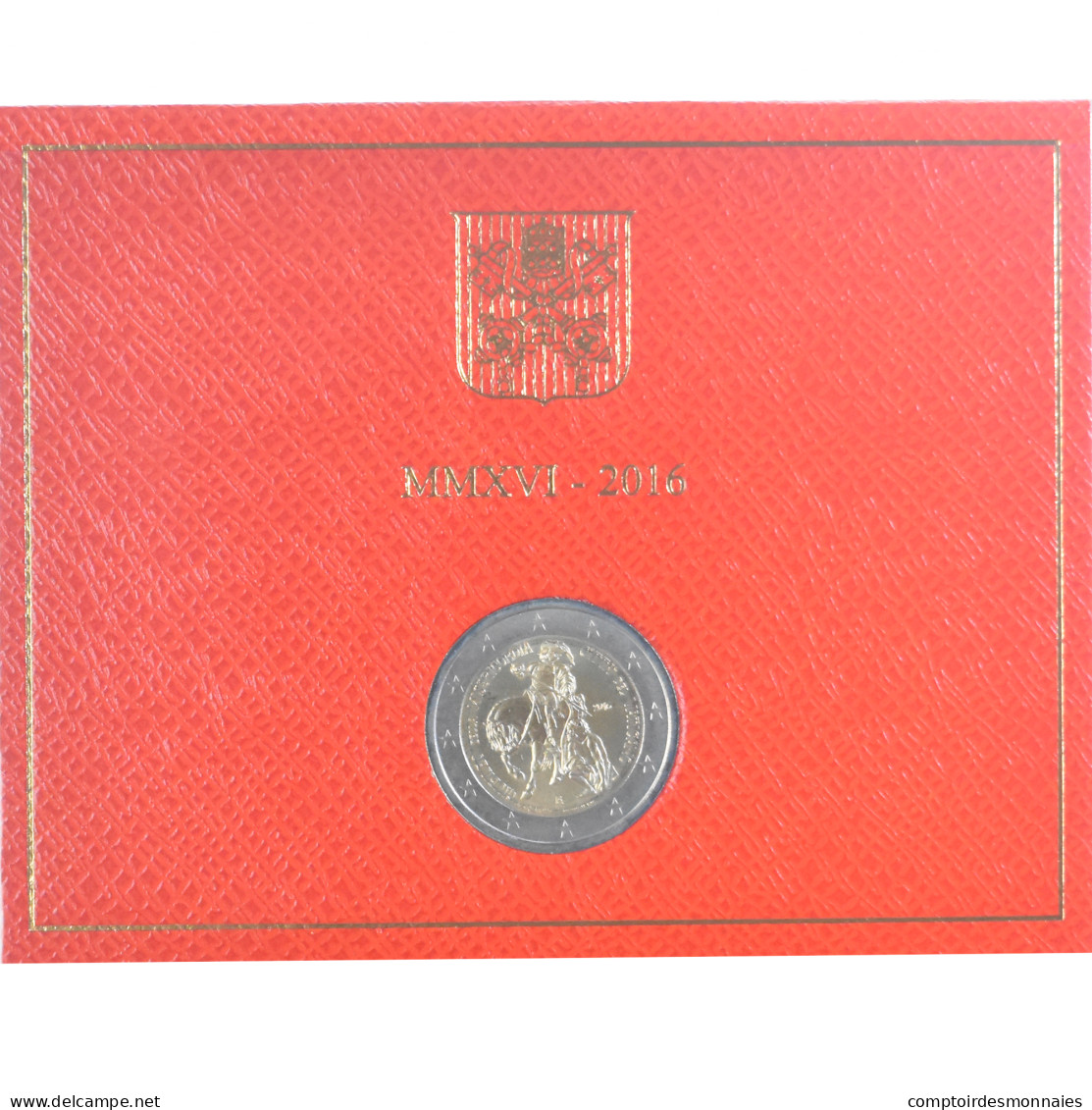 Vatican, 2 Euro, Jubilé De La Miséricorde, 2016, Rome, Pape François, FDC - Vaticano