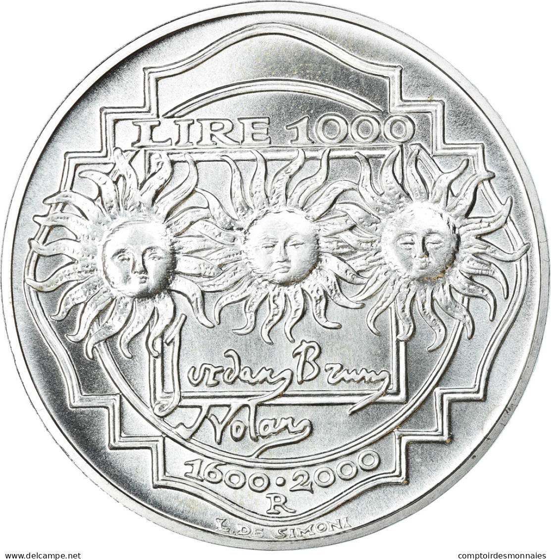 Monnaie, Italie, 1000 Lire, 2000, Rome, SPL, Argent, KM:235 - 1 000 Liras