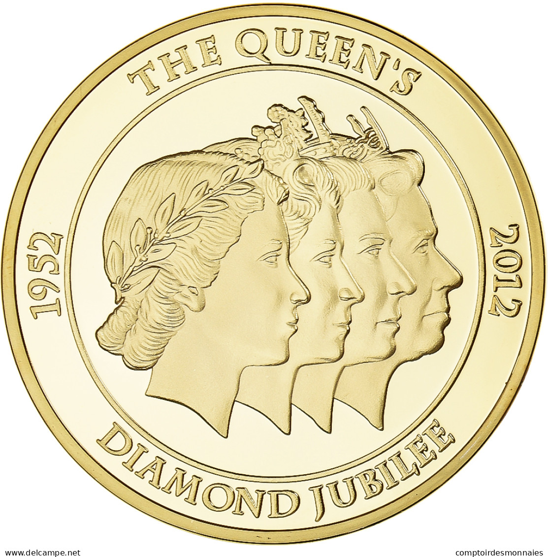 Royaume-Uni, Médaille, The Diamond Jubilee, Diamond Jubilee Of Her Majesty The - Sonstige & Ohne Zuordnung