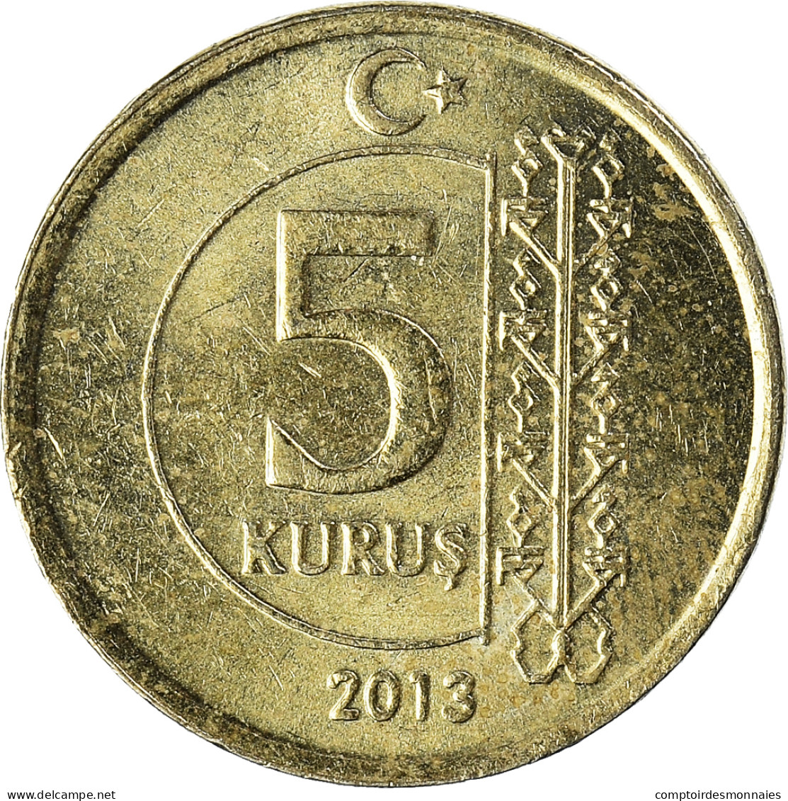 Monnaie, Turquie, 5 Kurus, 2013 - Turkey