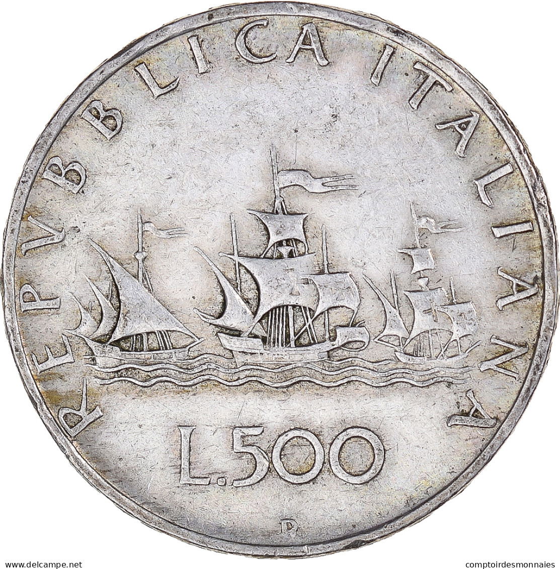 Monnaie, Italie, 500 Lire, 1965 - 500 Liras