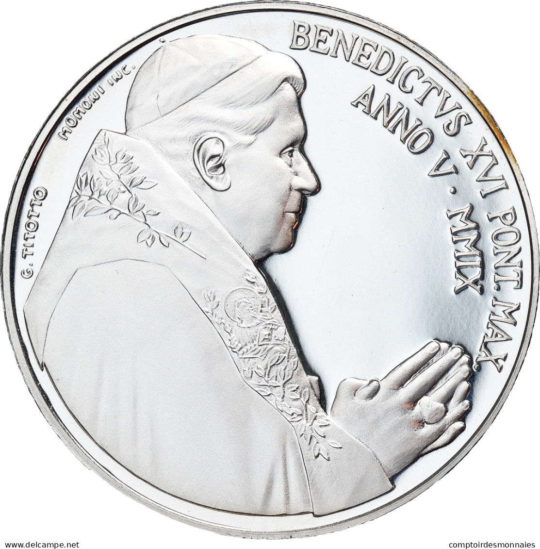 Cité Du Vatican, 5 Euro, 2009, Rome, FDC, Argent, KM:415 - Vaticaanstad