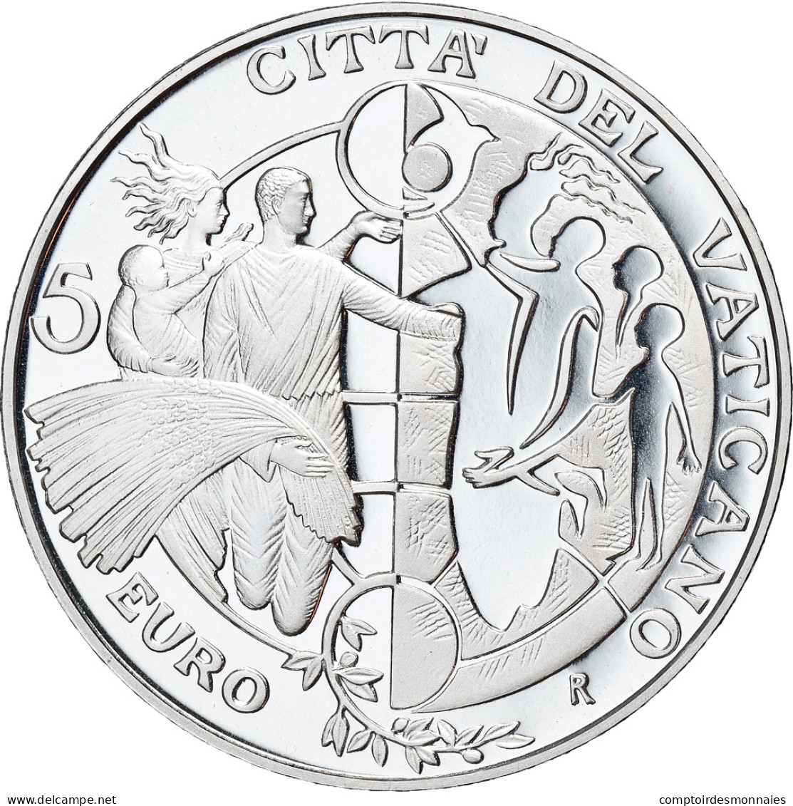 Cité Du Vatican, 5 Euro, 2009, Rome, FDC, Argent, KM:415 - Vaticano