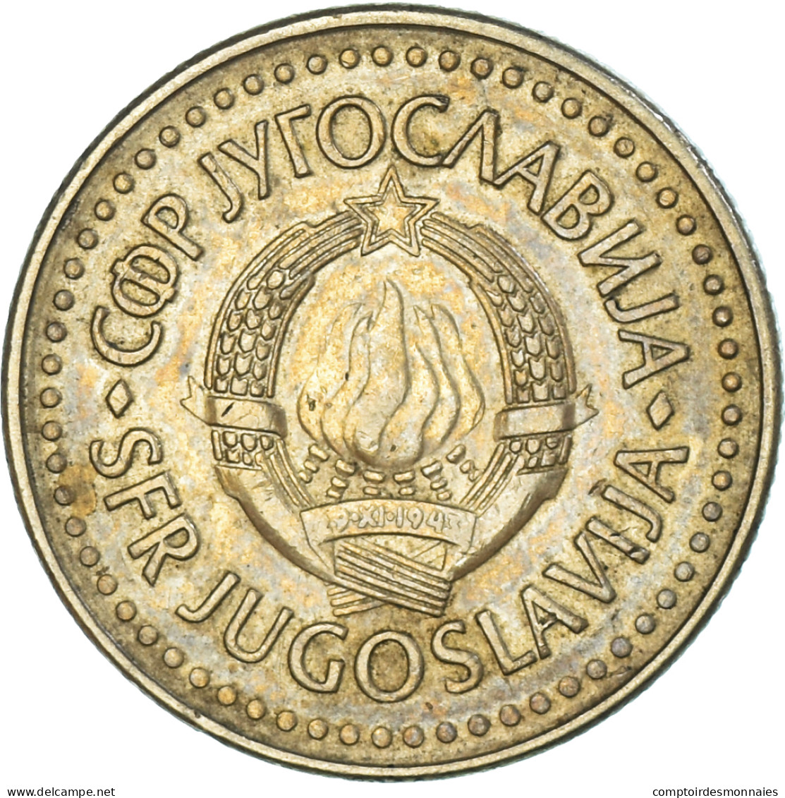 Monnaie, Yougoslavie, 5 Dinara, 1984 - Jugoslawien