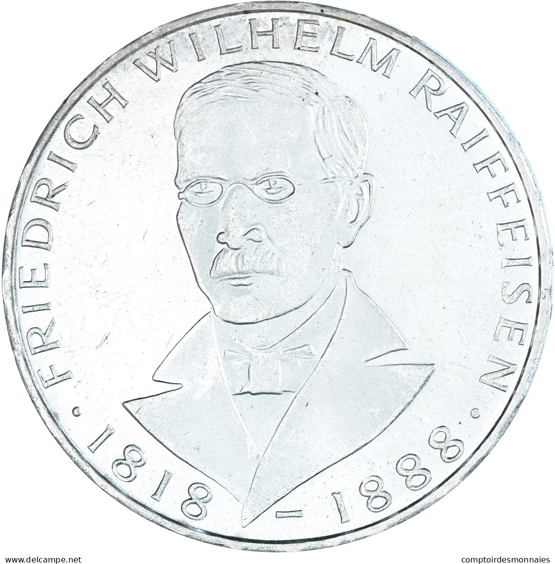 Monnaie, République Fédérale Allemande, 5 Mark, 1968, Hamburg, Germany, SUP+ - 5 Marchi