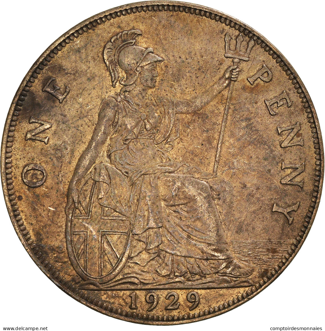 Monnaie, Grande-Bretagne, Penny, 1929 - D. 1 Penny