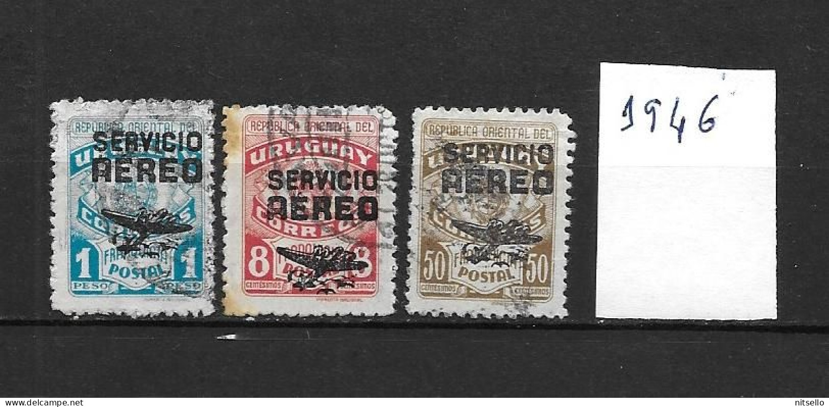 LOTE 1877   ///   URUGUAY  CORREO AEREO  AÑO 1946  A BAJO PRECIO  ¡¡¡ LIQUIDATION - JE LIQUIDE - ANGEBOT !!! - Uruguay