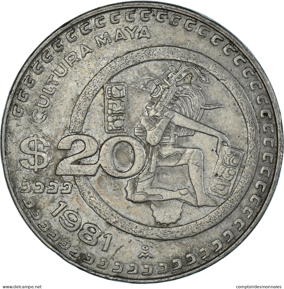 Monnaie, Mexique, 20 Pesos, 1981 - México