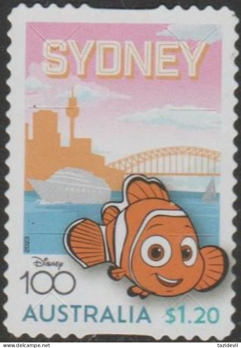 AUSTRALIA - DIE-CUT - USED - 2023 $1.20 Disney 100 Years - Nemo - Gebraucht