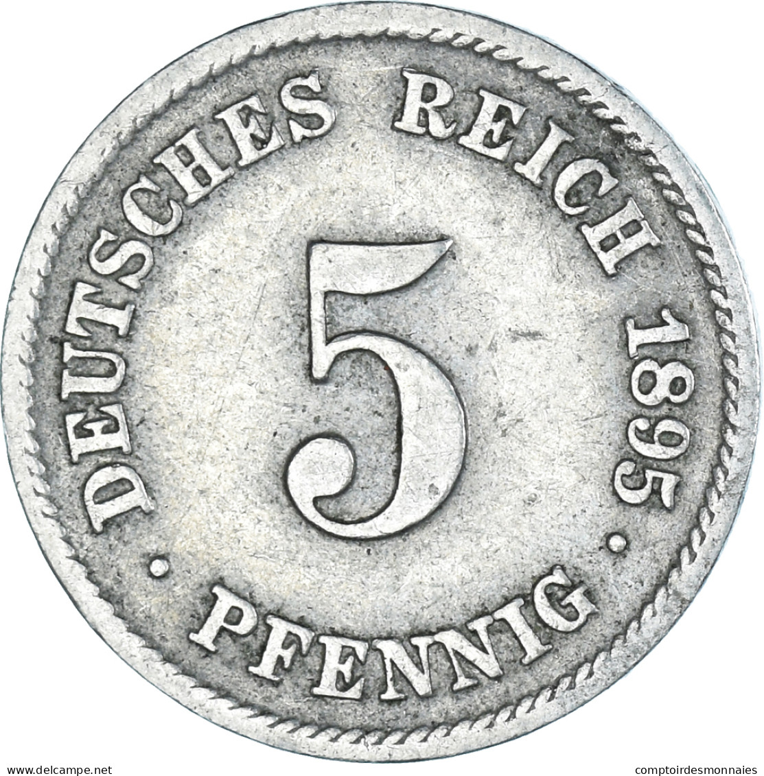 Monnaie, Empire Allemand, 5 Pfennig, 1895 - 5 Pfennig