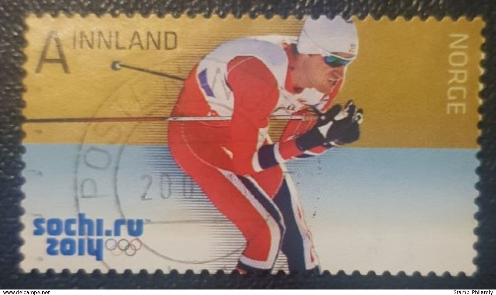 Norway Winter Olympics 2014 Used Stamp - Oblitérés