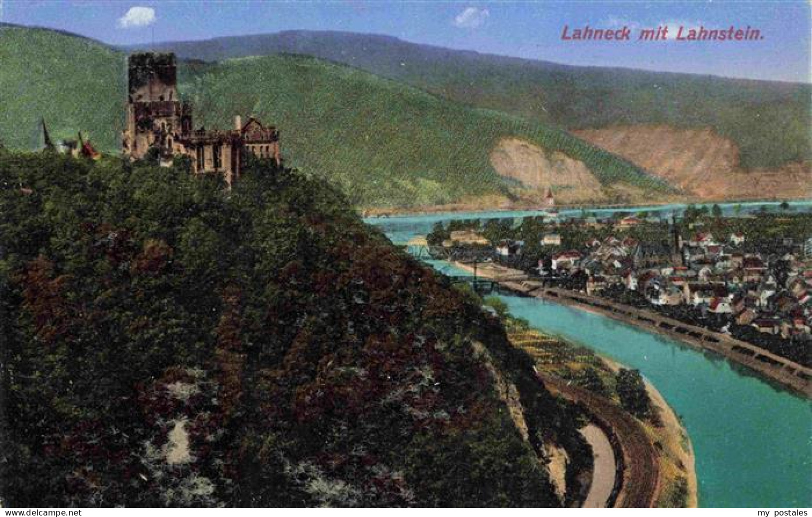 73963638 Niederlahnstein_Lahnstein Burg Lahneck - Lahnstein