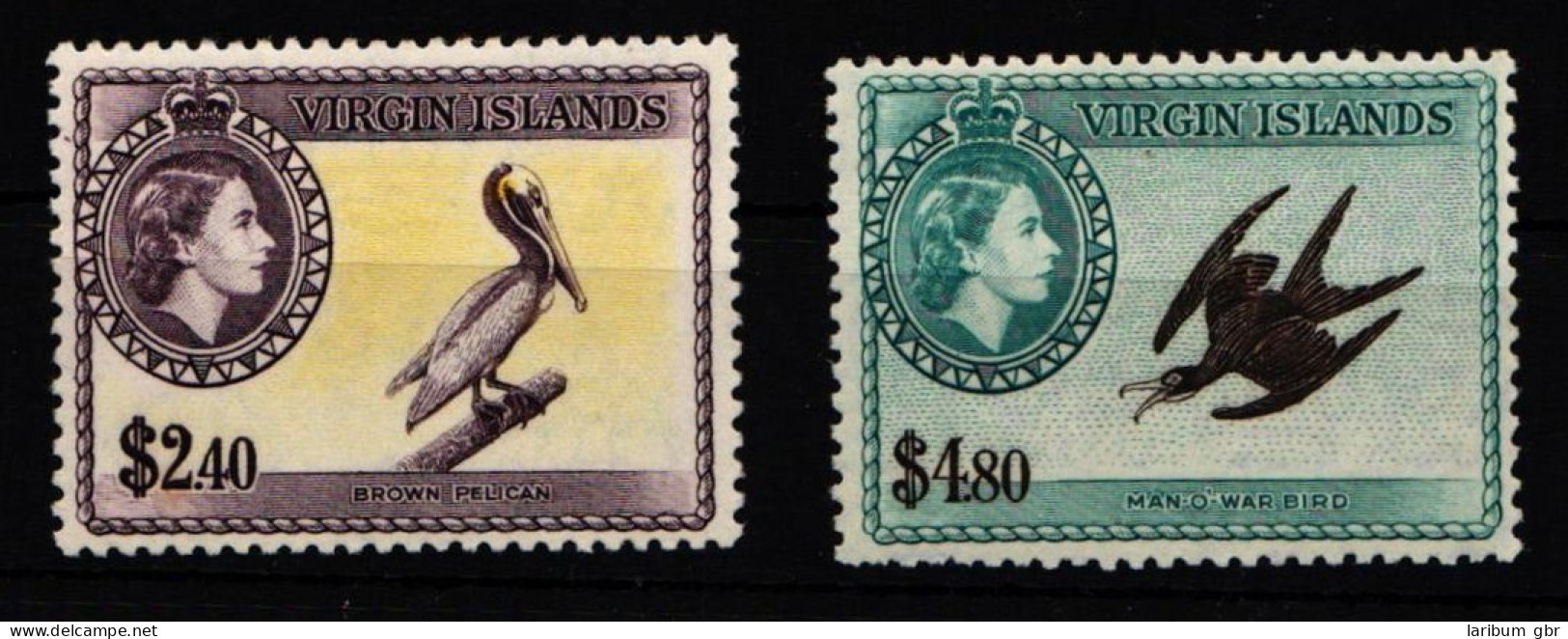 Jungferninseln 122 Und 123 Postfrisch Königin Elisabeth II. #IB106 - Iles Vièrges Britanniques