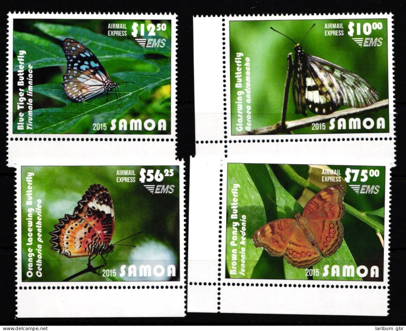 Samoa 1255-1258 Postfrisch Tiere Schmetterlinge #IB125 - Samoa