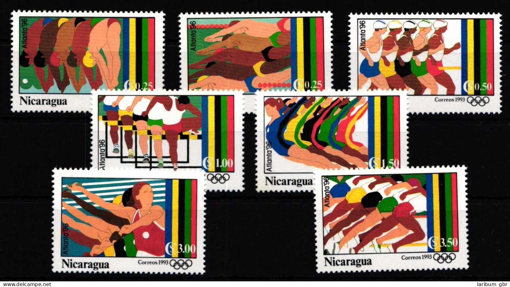 Nicaragua 3220-3226 Postfrisch Olympische Sommerspiele Atlanta 1996 #IB151 - Nicaragua