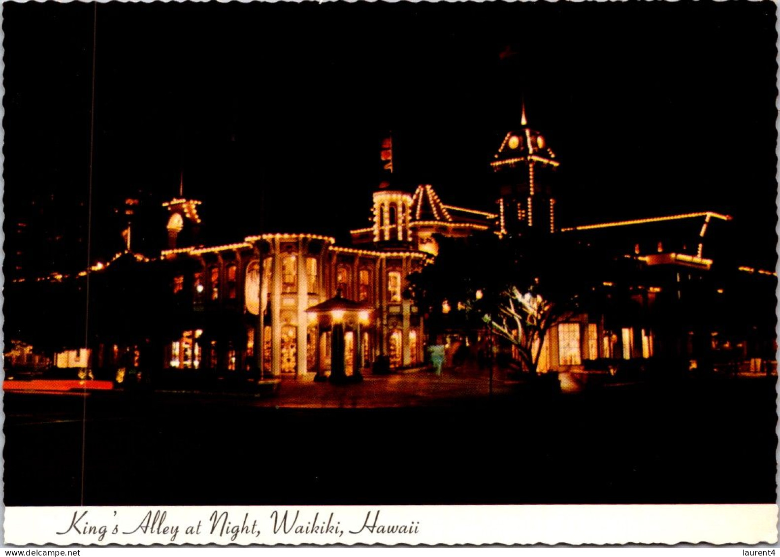 10-3-2024 (2 Y 39) USA - Honolulu King's Alley At Night - Honolulu