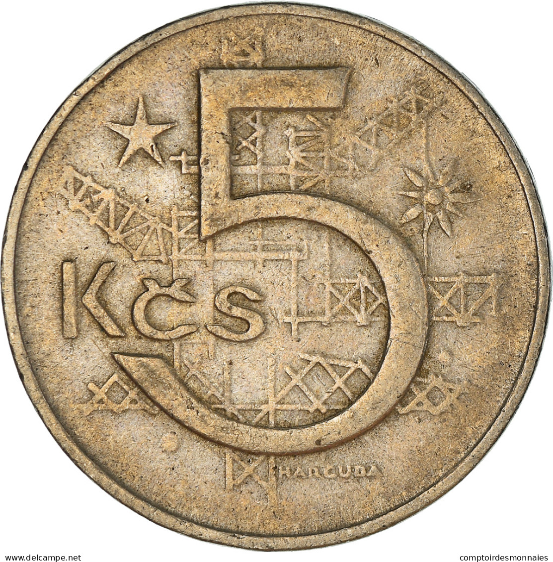 Monnaie, Tchécoslovaquie, 5 Korun, 1966, TB+, Cupro-nickel, KM:60 - Tchécoslovaquie