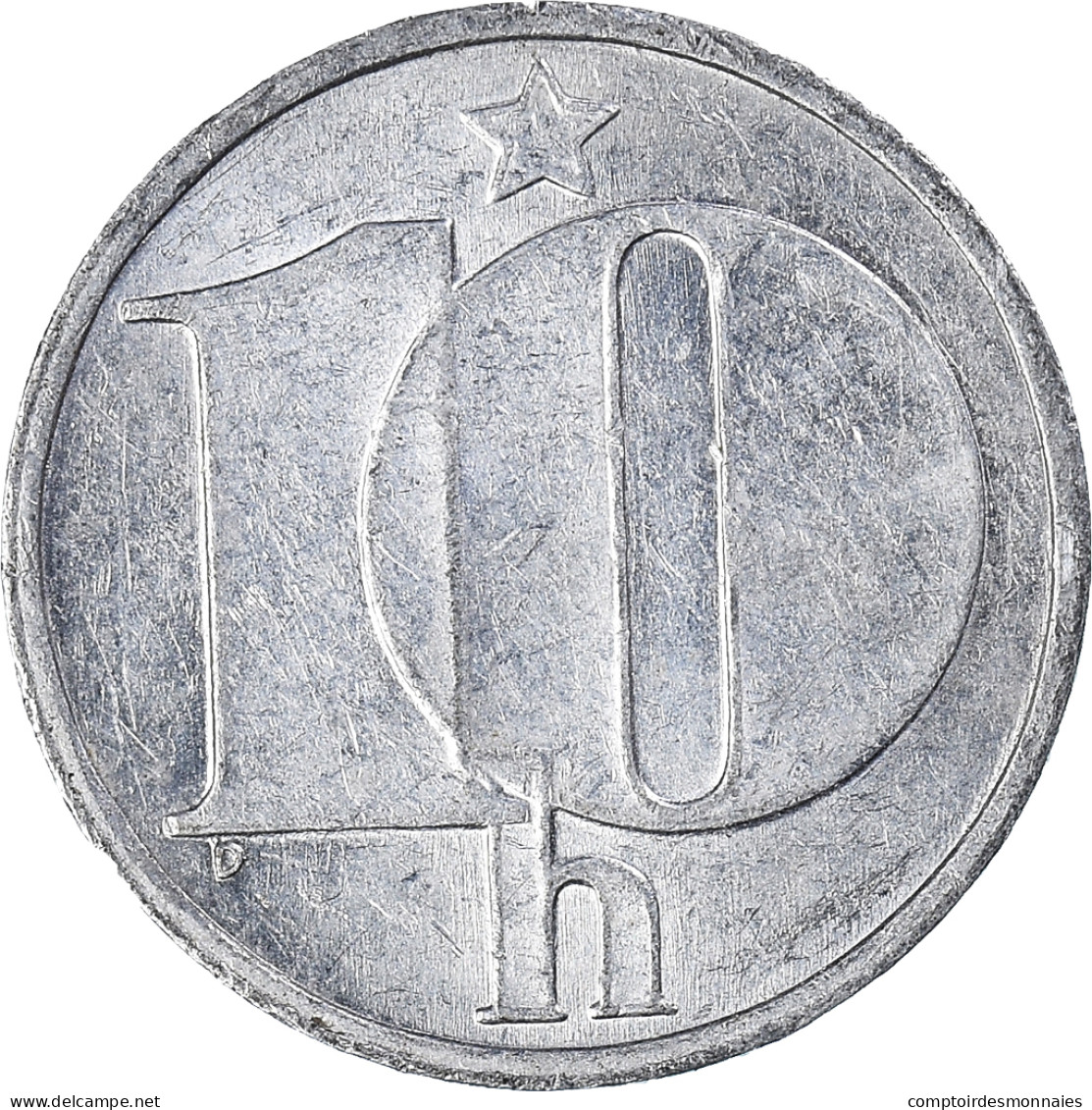 Monnaie, Tchécoslovaquie, 10 Haleru, 1987 - Tchécoslovaquie
