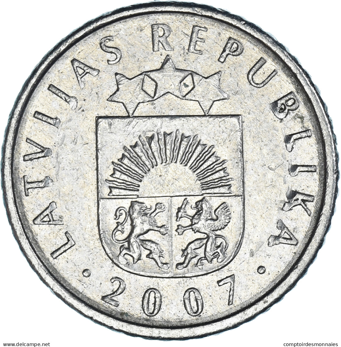 Monnaie, Lettonie, 50 Santimu, 2007 - Letland