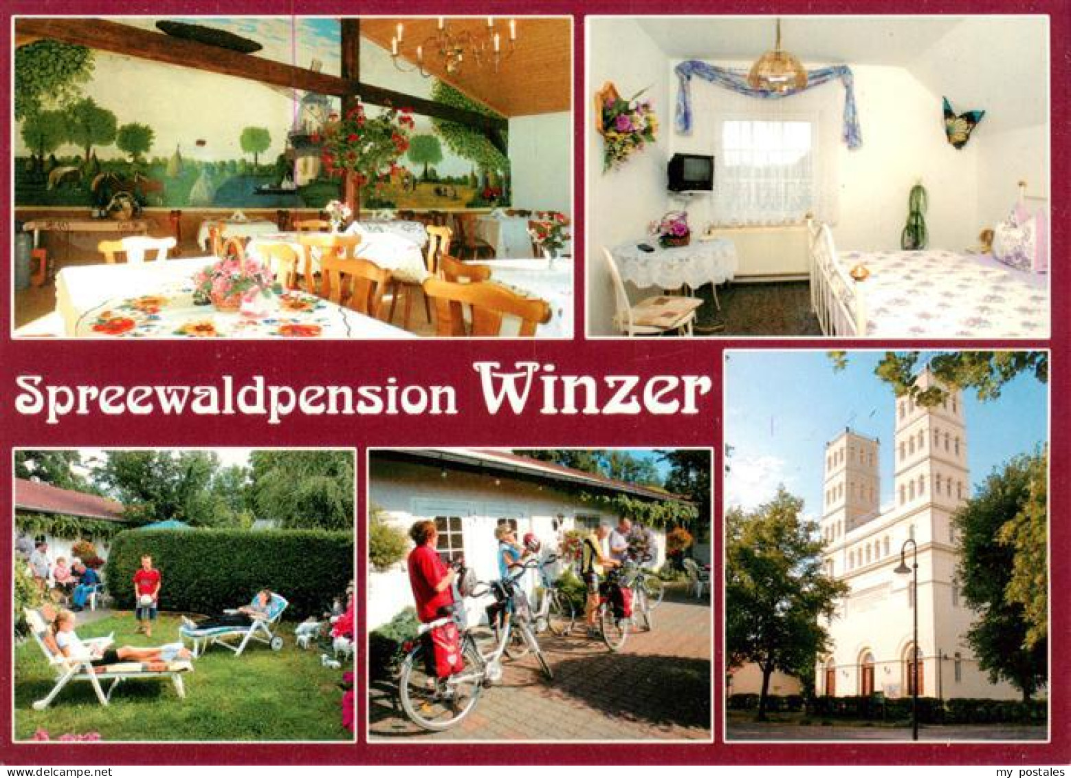 73882313 Straupitz Spreewaldpension Winzer Gaststube Garten Fremdenzimmer Straup - Straupitz