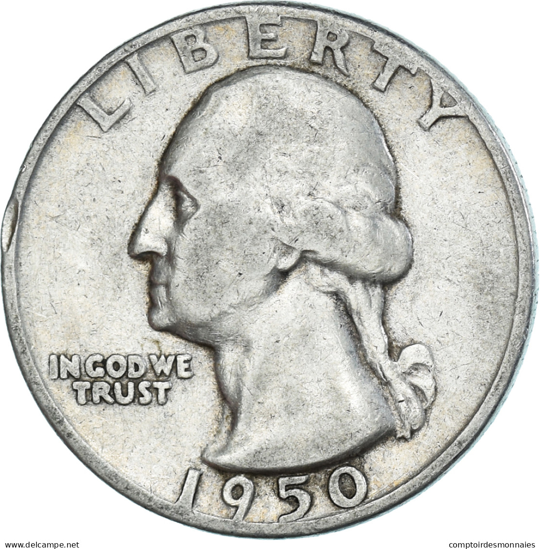 Monnaie, États-Unis, Quarter, 1950 - 1932-1998: Washington