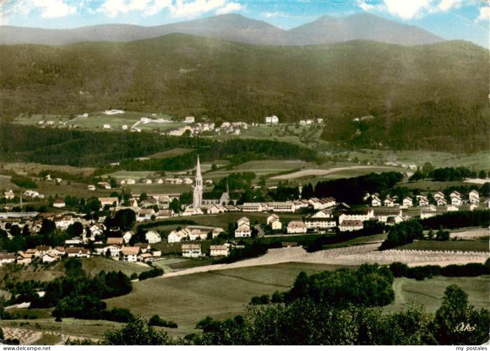 73882277 Zwiesel  Niederbayern Panorama Blick Gegen Grosser Arber  - Zwiesel