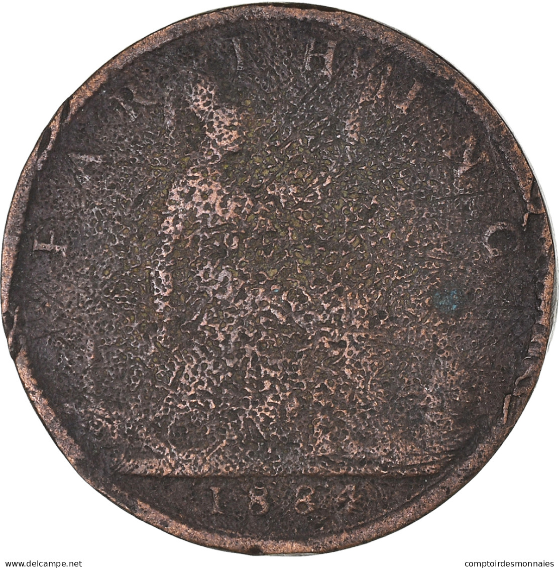 Monnaie, Grande-Bretagne, Farthing, 1884 - B. 1 Farthing