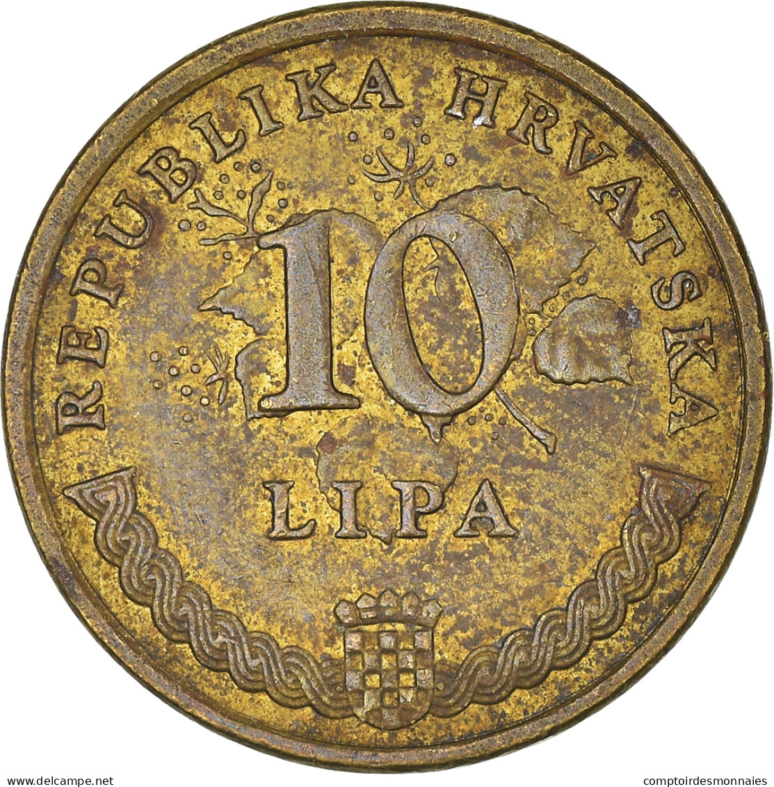 Monnaie, Croatie, 10 Lipa, 2003 - Croatie