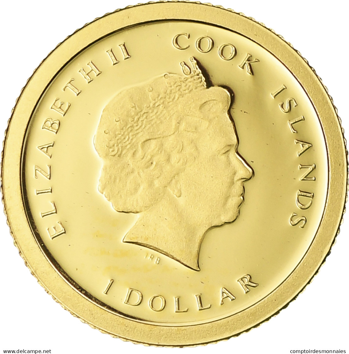 Îles Cook, Pape François, 1 Dollar, 2013, Proof / BE, FDC, Or - Cookeilanden