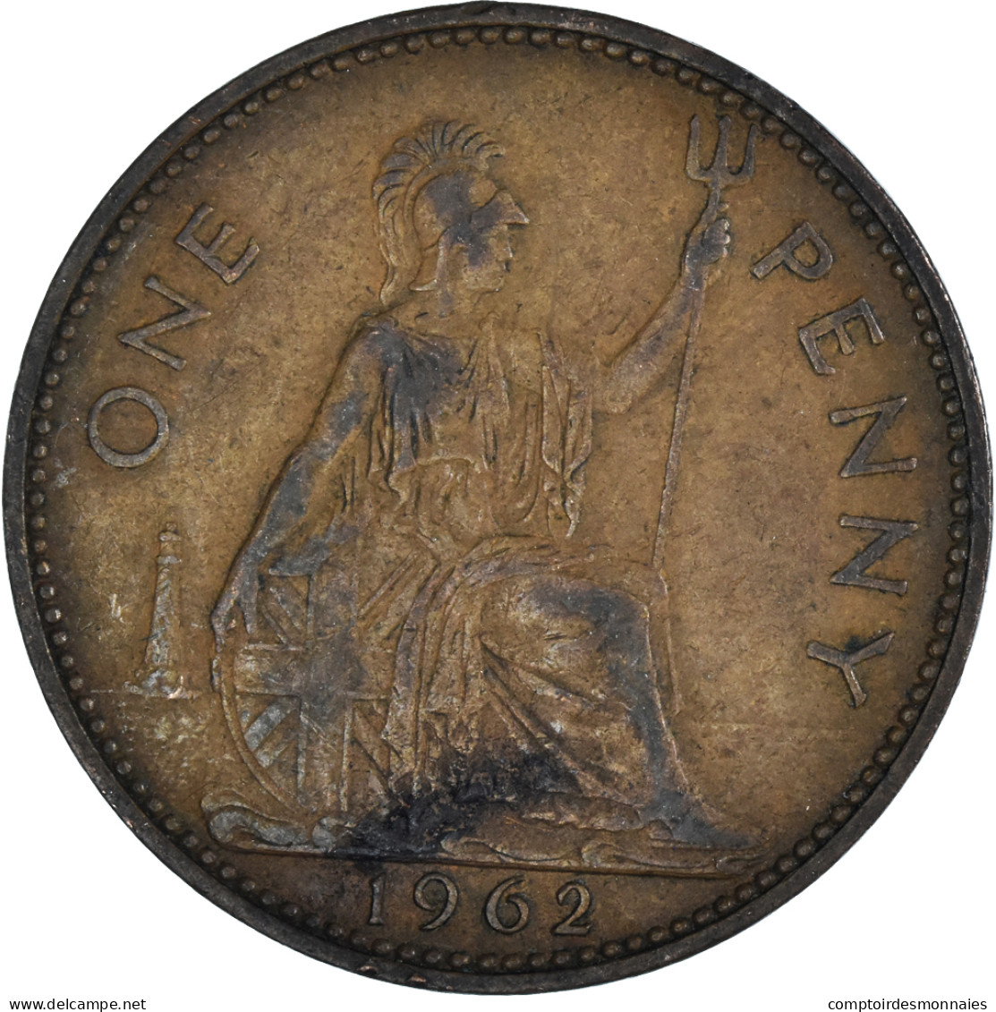 Monnaie, Grande-Bretagne, Penny, 1962 - D. 1 Penny