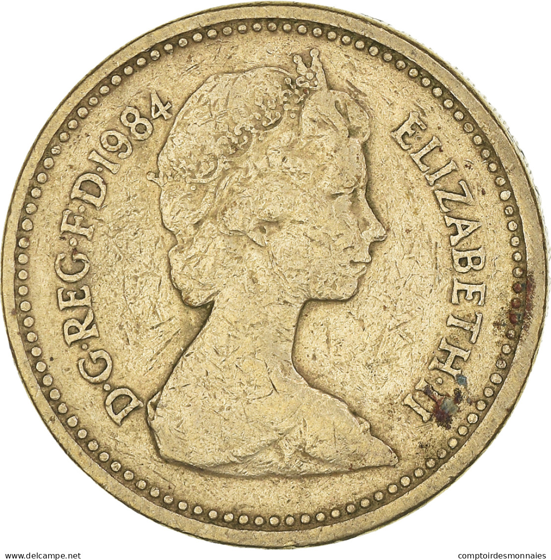 Monnaie, Grande-Bretagne, Elizabeth II, Pound, 1984, TB+, Nickel-Cuivre, KM:934 - 1 Pond