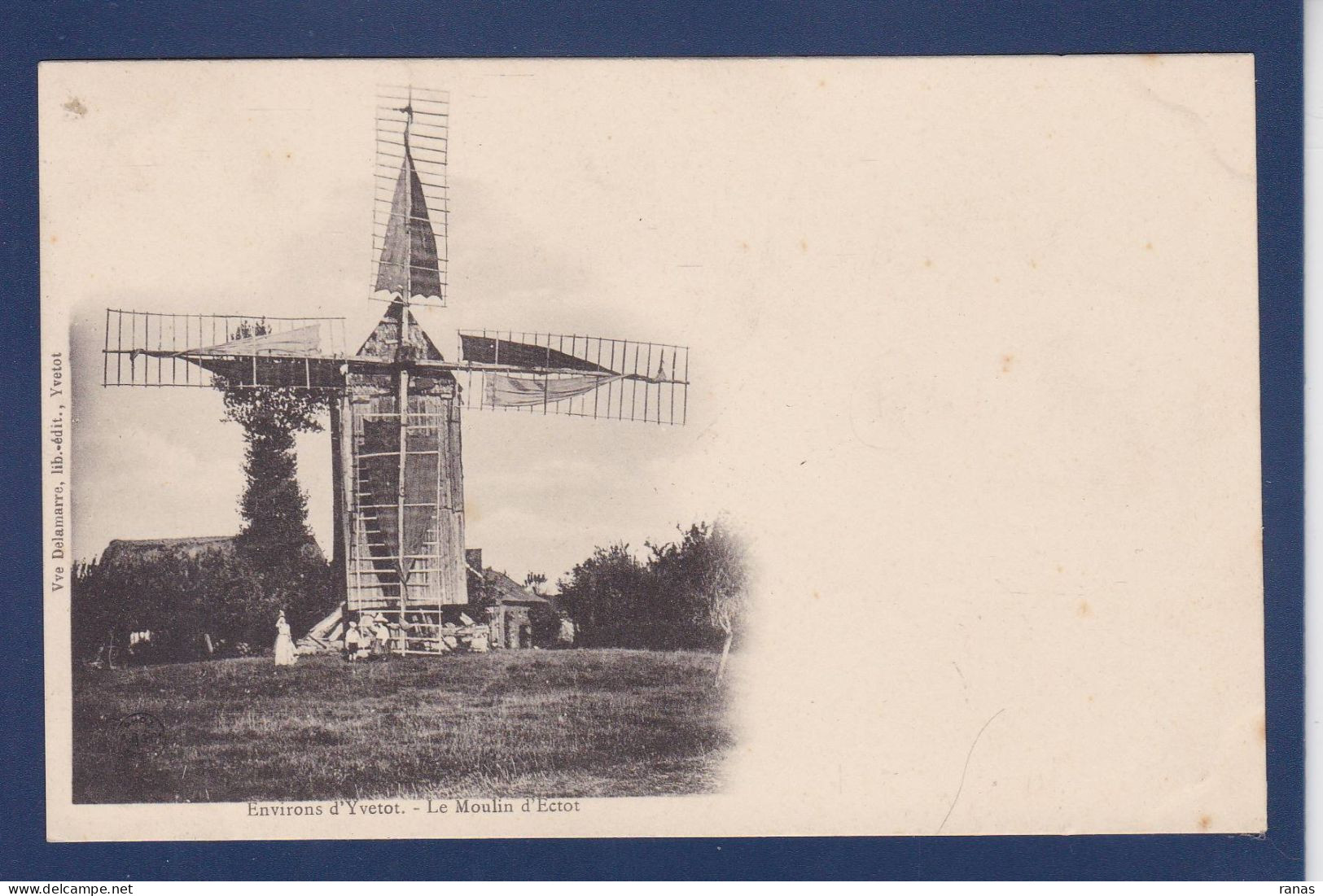 CPA Moulin à Vent Non Circulée ECTOT - Moulins à Vent