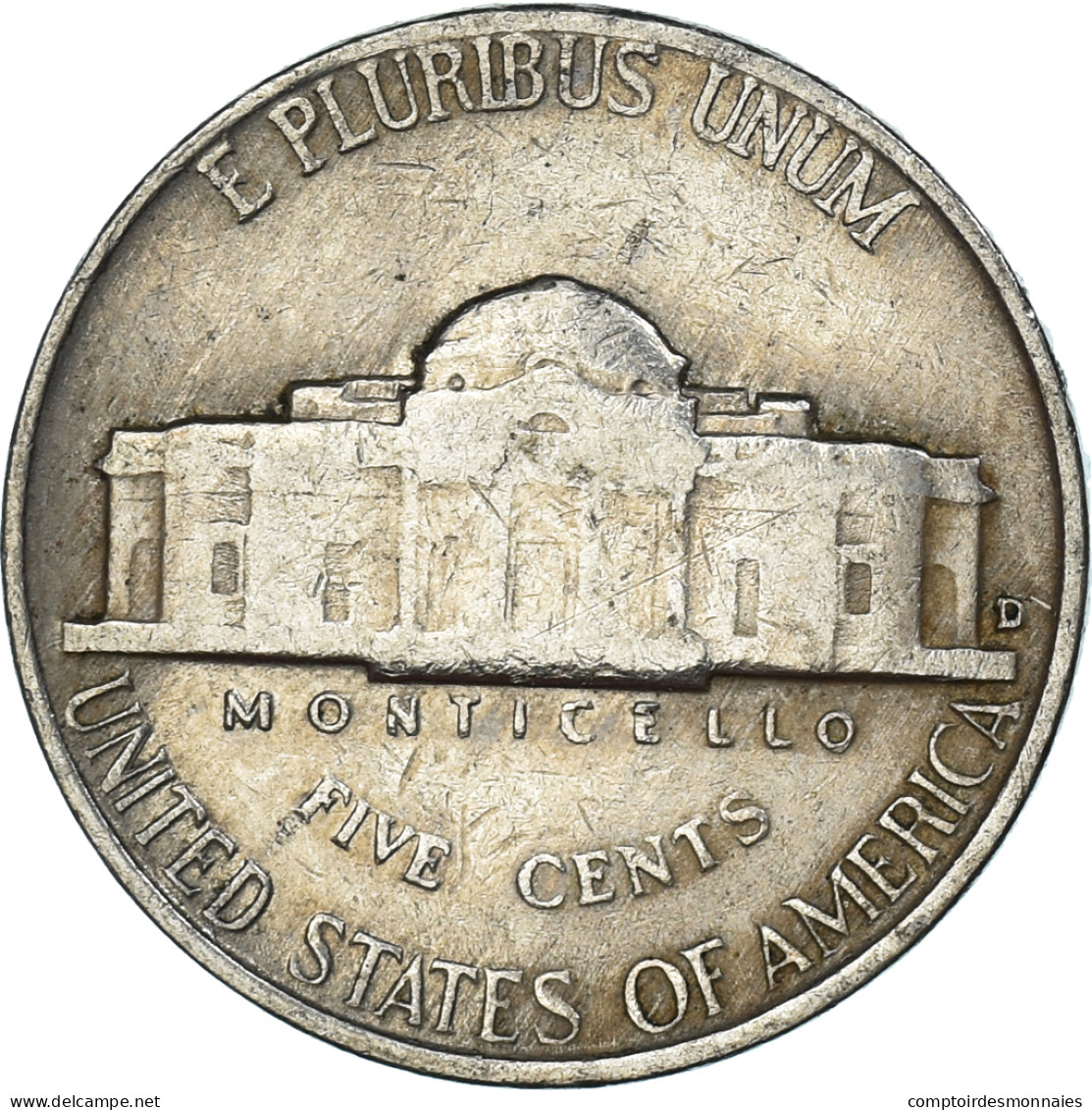 Monnaie, États-Unis, 5 Cents, 1955 - 1938-…: Jefferson