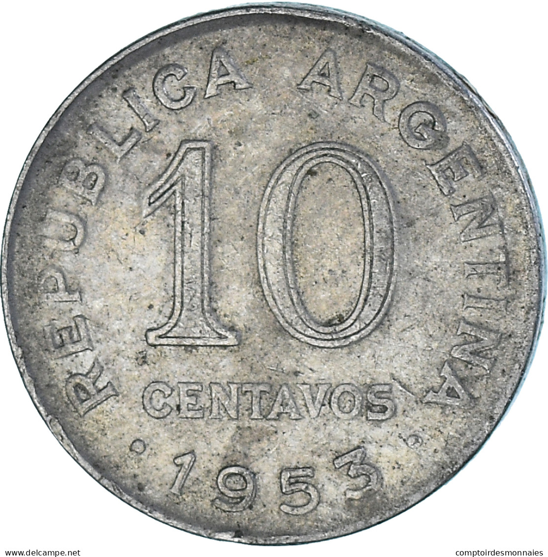 Monnaie, Argentine, 10 Centavos, 1953 - Argentina