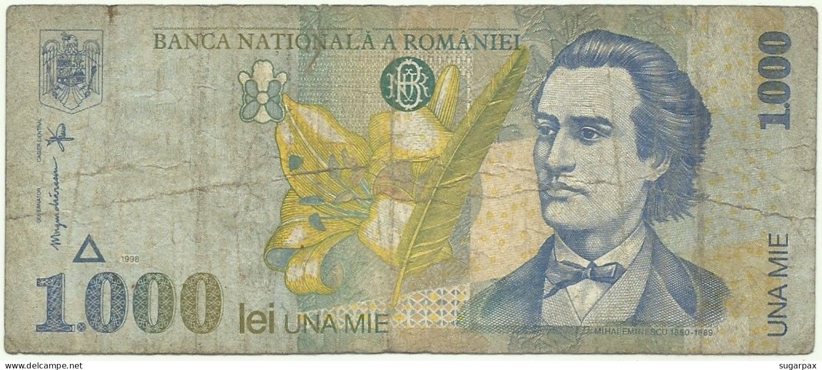 ROMANIA - 1.000 Lei - 1998 - Pick 106 - Série 003C - 1000 - Rumänien
