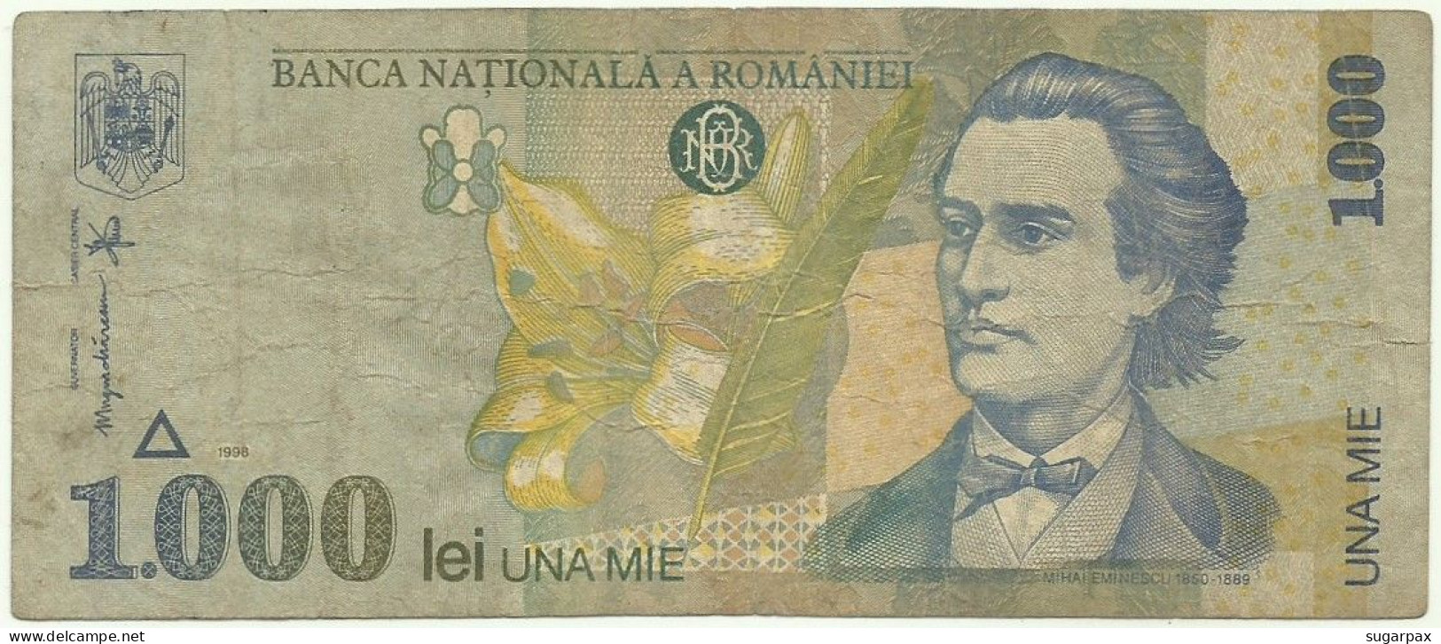 ROMANIA - 1.000 Lei - 1998 - Pick 106 - Série 004C - 1000 - Romania