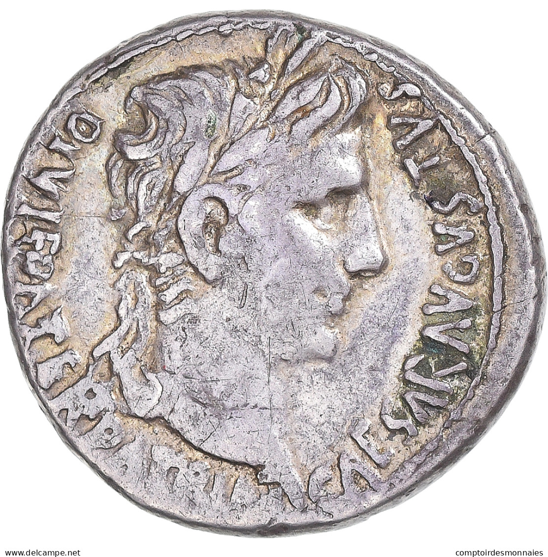 Auguste, Denier, 2 BC-4 AD, Lugdunum, Argent, TB+, RIC:207 - The Julio-Claudians (27 BC To 69 AD)