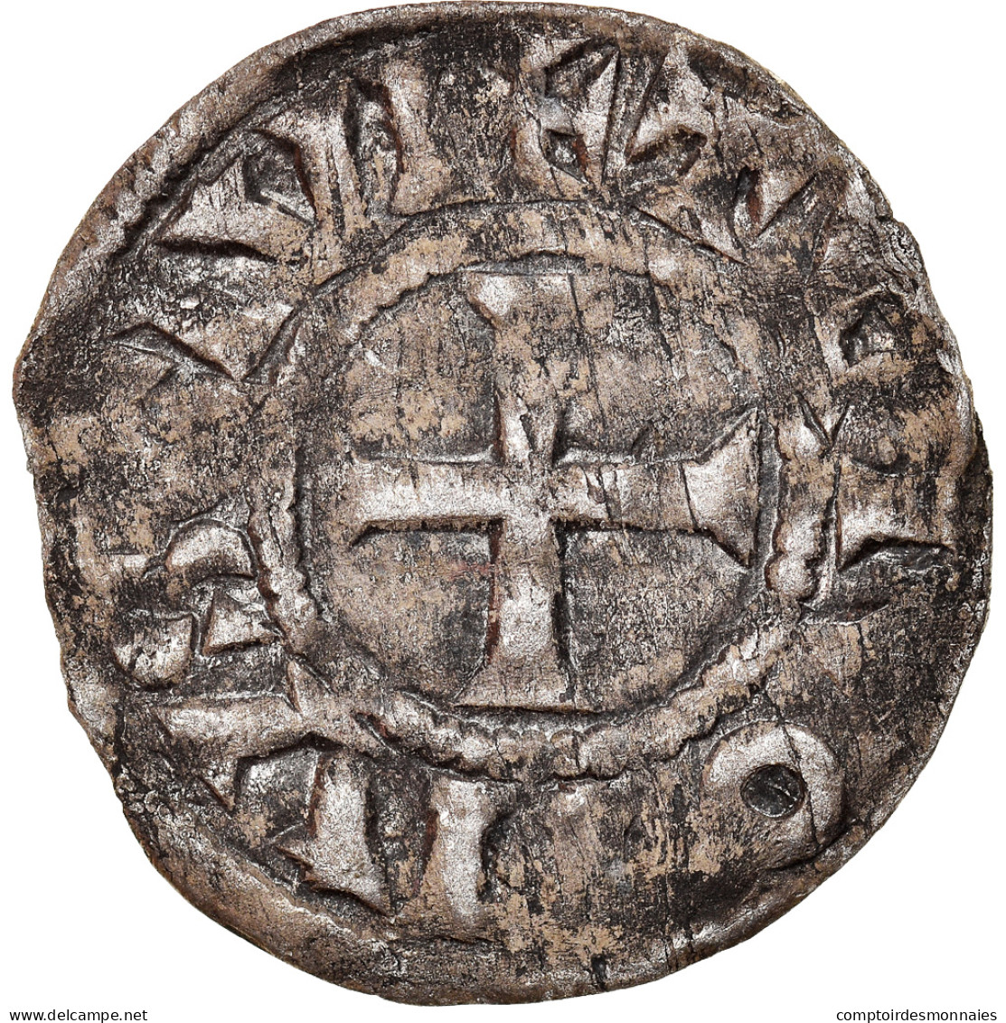 Monnaie, France, Touraine, Denier, 1150-1200, Saint-Martin De Tours, TTB - Andere & Zonder Classificatie