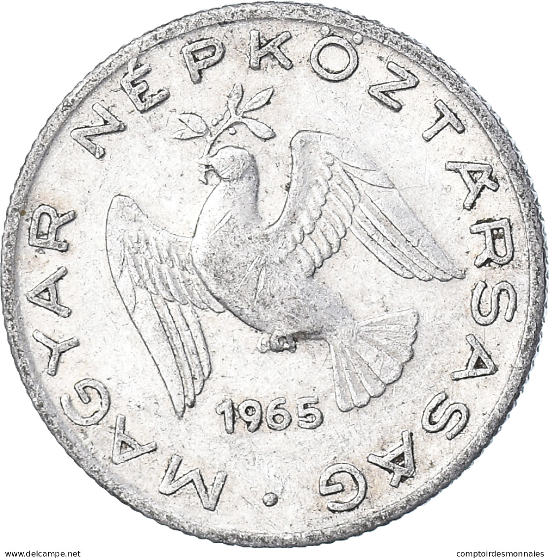 Monnaie, Hongrie, 10 Filler, 1965 - Hongrie